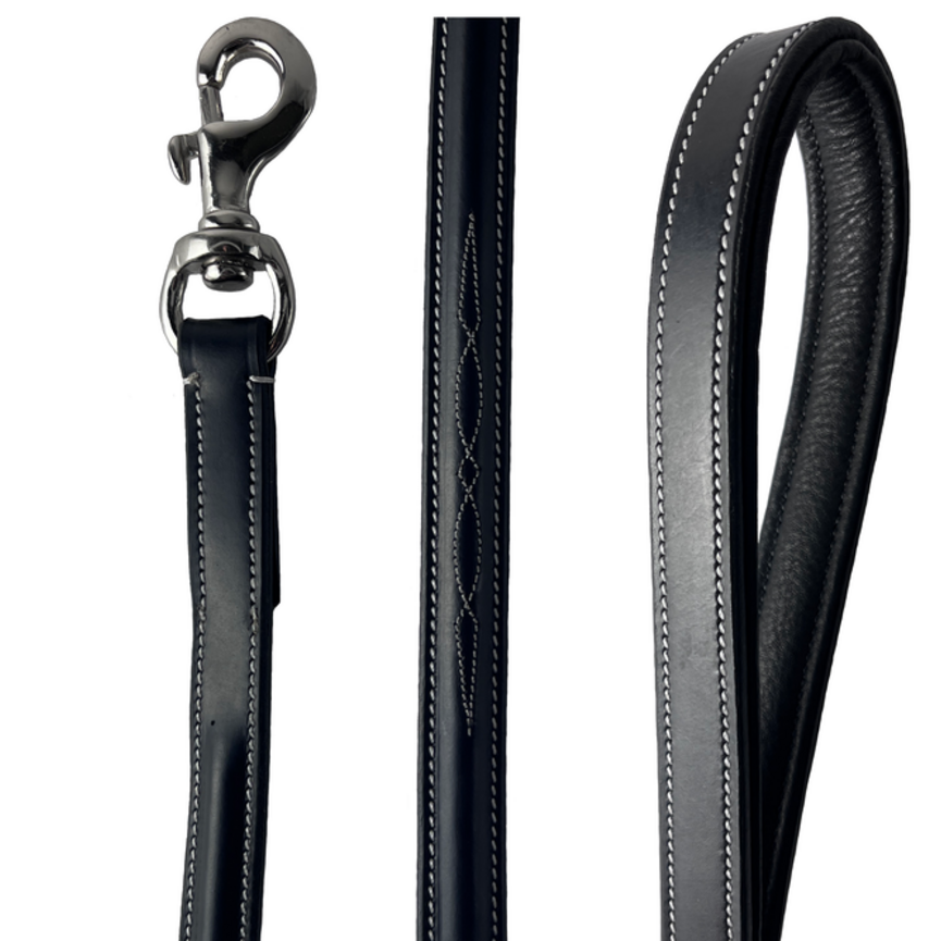 Farmer Brown-Leather Dog Leash-Fancy Stitch