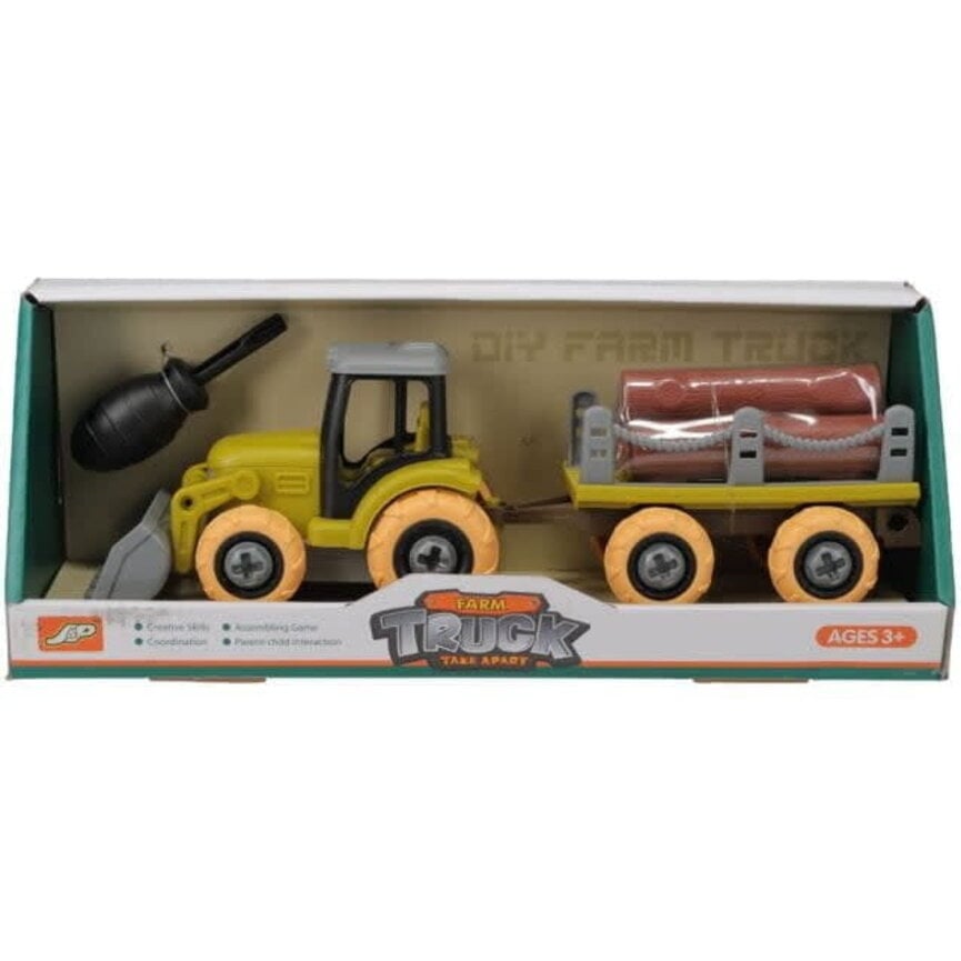 Toys-Farm DIY Set - Tractor & Wagon
