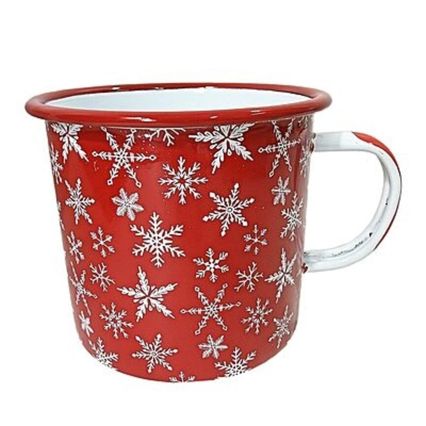 CHRISTMAS!!! Metal Enamel Mug