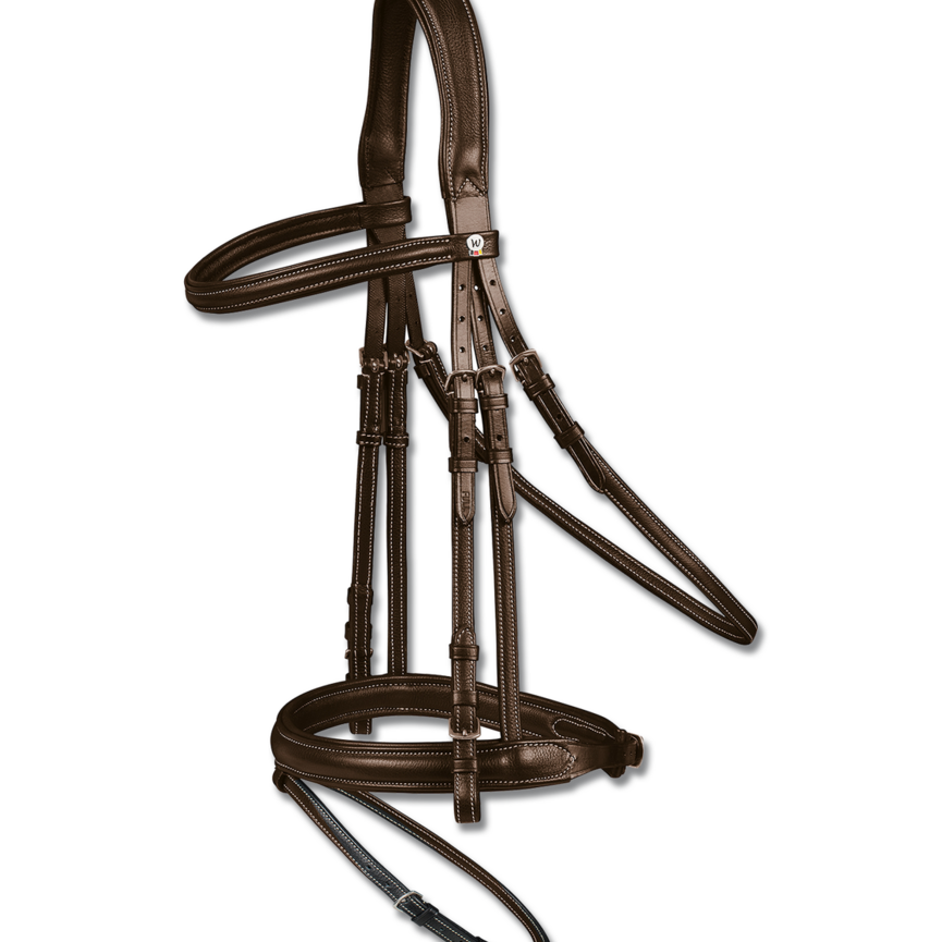 WH X-LINE SUPERSOFT JUMPER BRIDLE - BROWN  FULL
