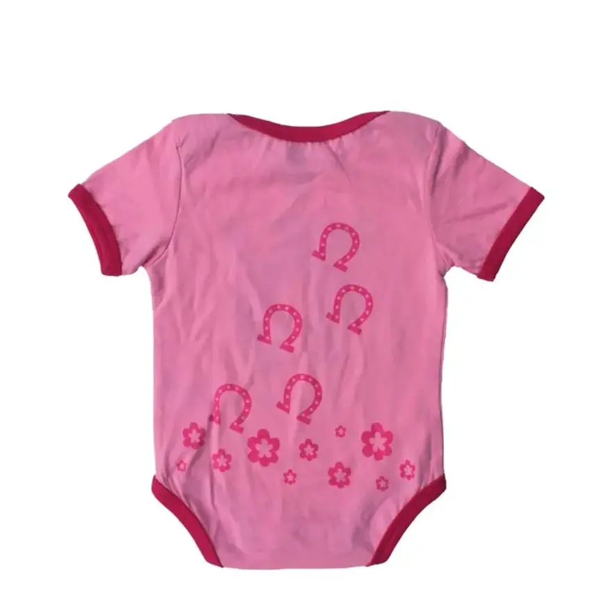 Baby Pink Horse Bodysuit