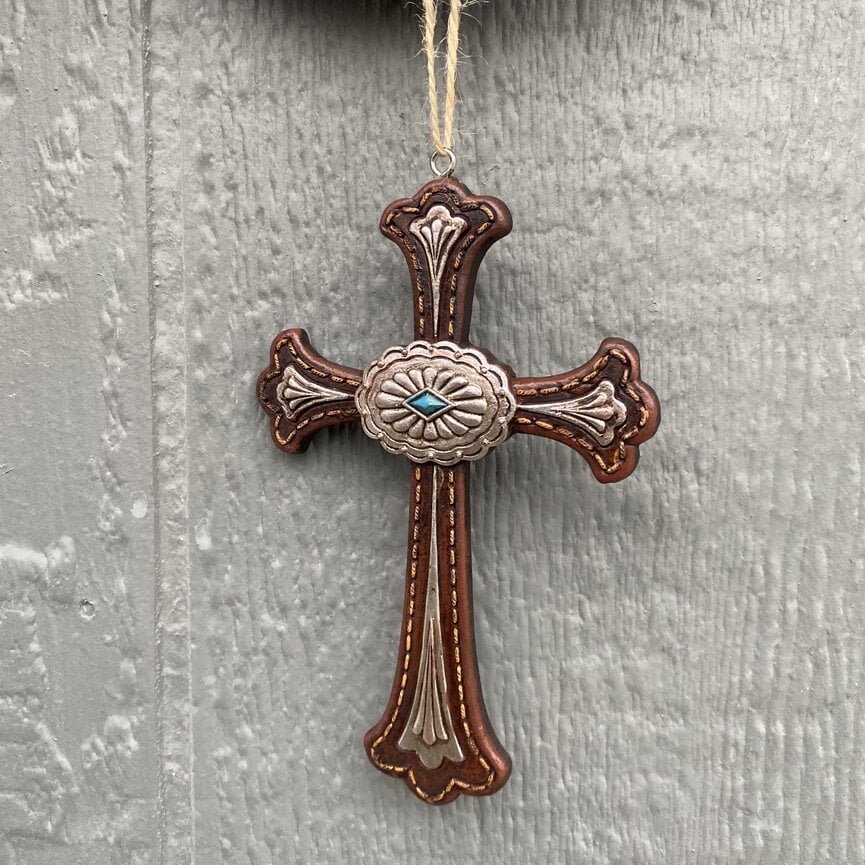 Christmas Ornament - Concho Cross