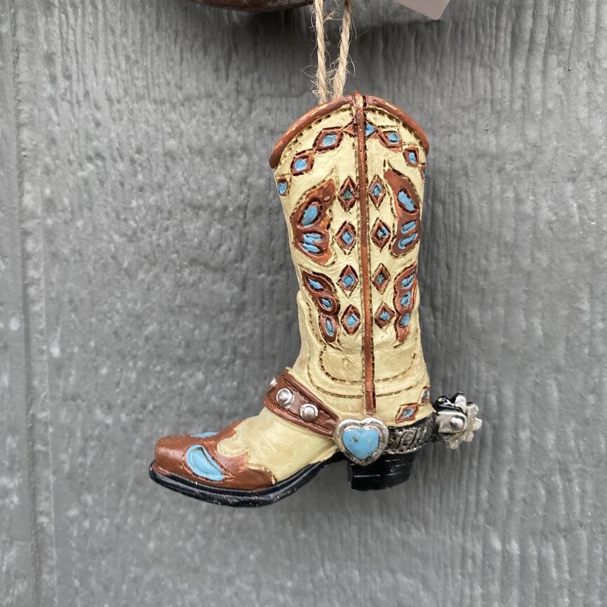Christmas Ornament - Cowboy Boot with Spur