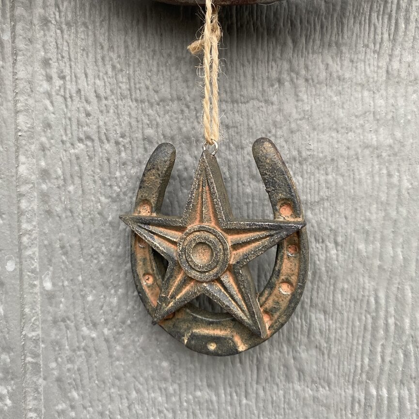 Christmas Ornament - Horseshoe/Star