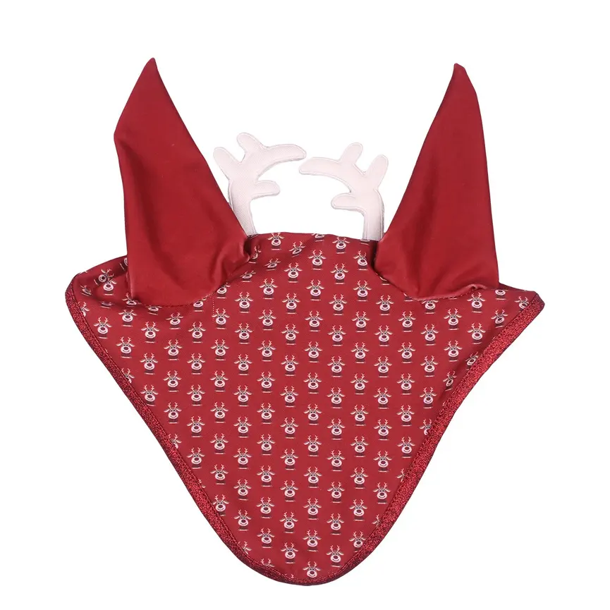 QHP Christmas Print Ear Net