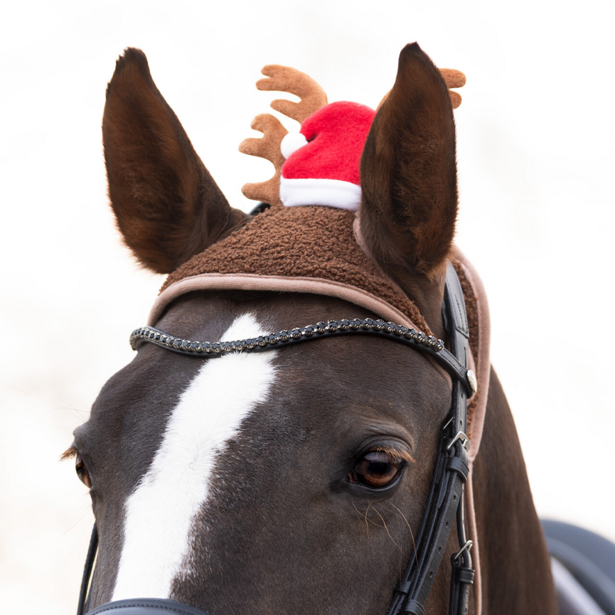 QHP Horse Christmas Antler Hat
