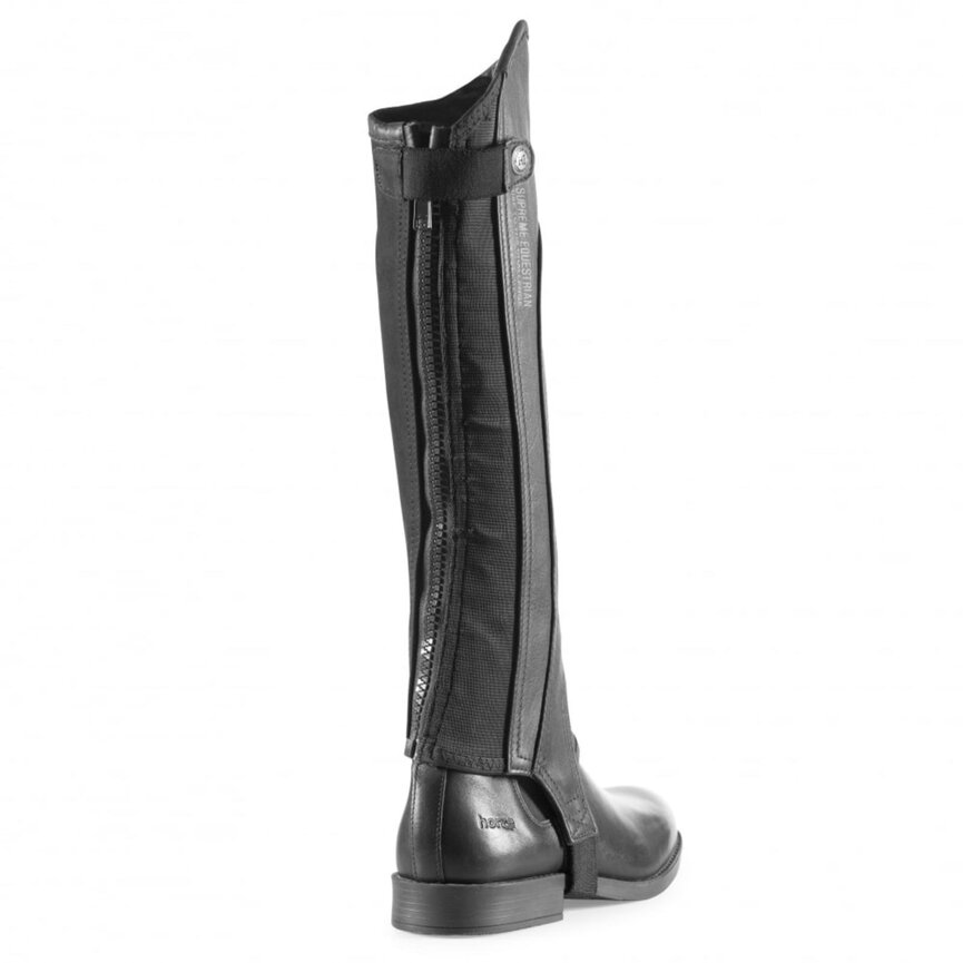 Quinton Leather Half chaps - Black
