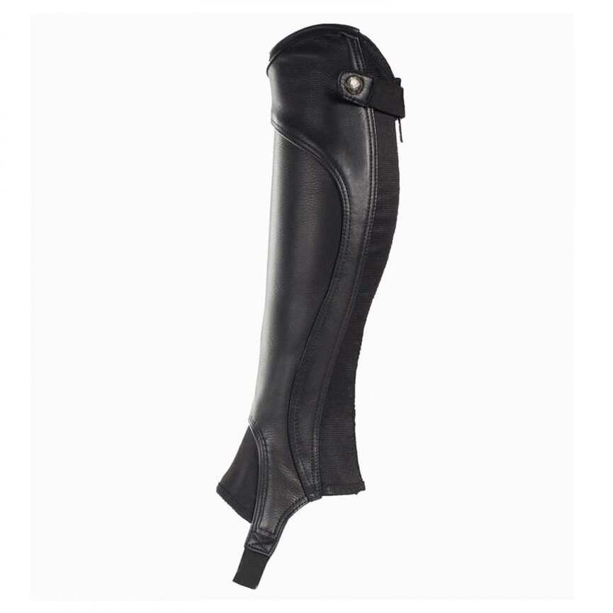 Quinton Leather Half chaps - Black