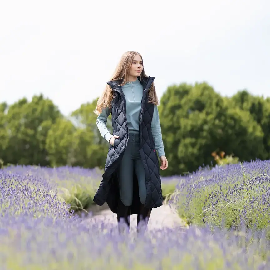 Gem Womens Long Padded Riding Vest