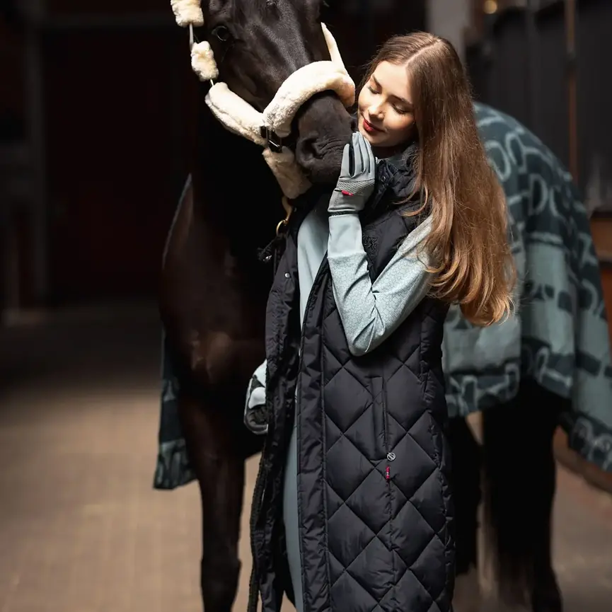 Gem Womens Long Padded Riding Vest