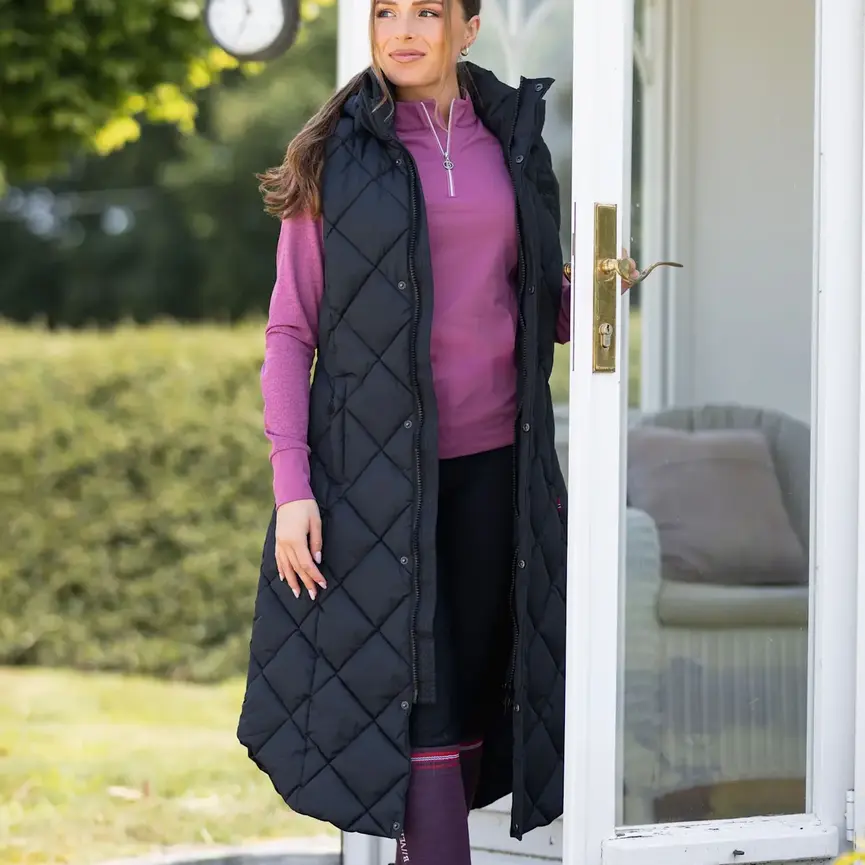 Gem Womens Long Padded Riding Vest