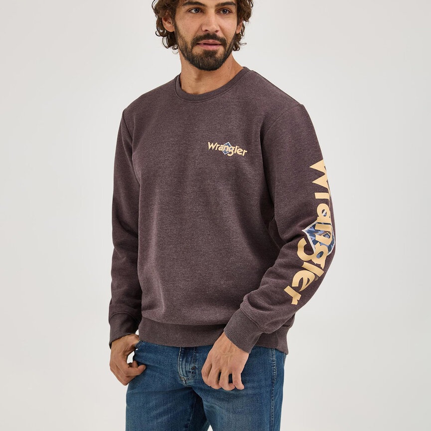 Crew Fleece Pullover - Regular Fit - Mole