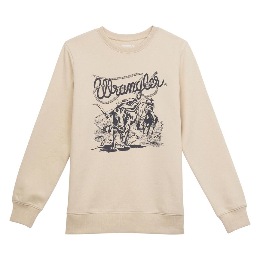 Retro Crew Pullover - Regular Fit - Whitecap Gray