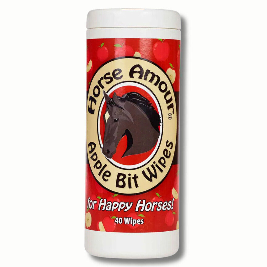 HORSE AMOUR BIT WIPES - ALL NATURAL APPLE