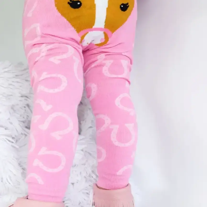 Pink Horse Leggings