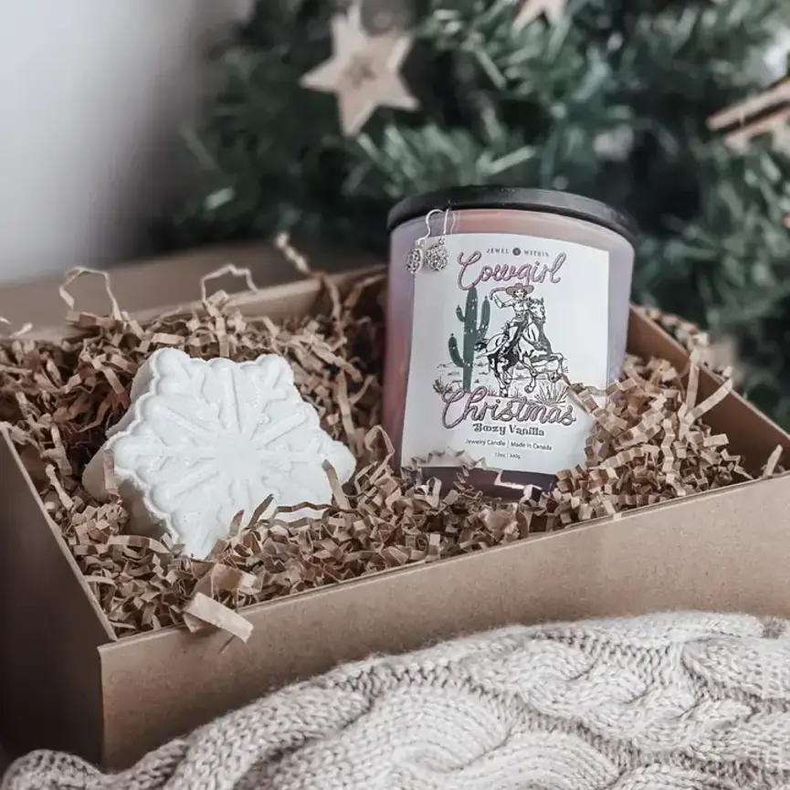 Christmas Cowgirl Box