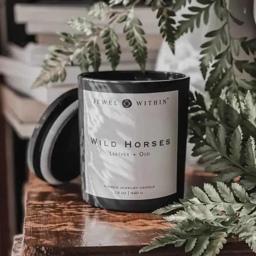 Wild Horses Jewelry Candle