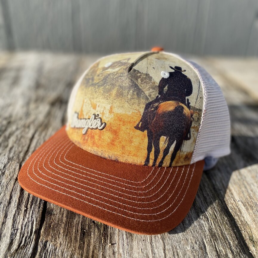 WRANGLER - HIGH COUNTRY HAT (STONE/BURNT ORANGE)