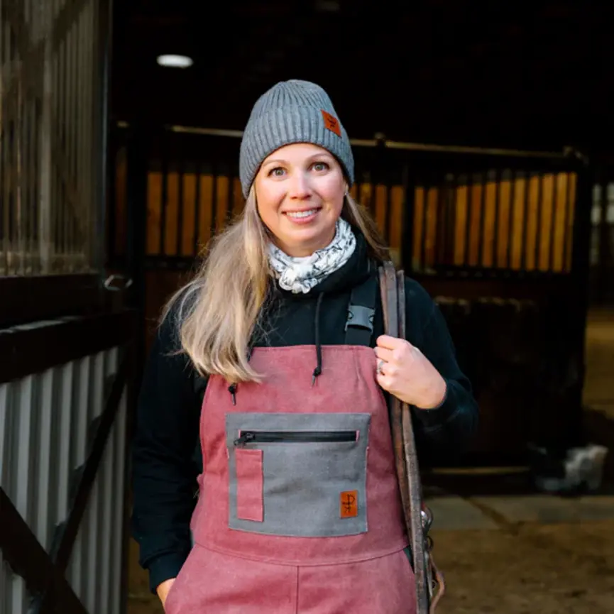 Zippered Leg Saratoga Rose Insulated Overall