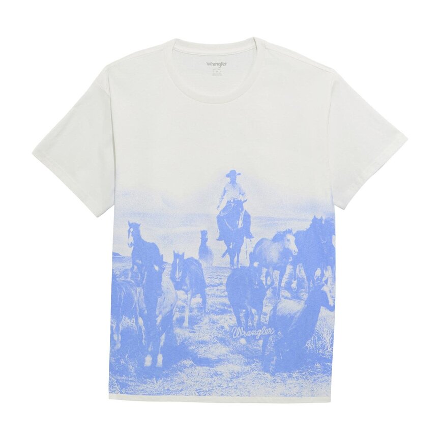 Women's Short Sleeve Rounders T-Shirt - Oversized Fit - Bright White