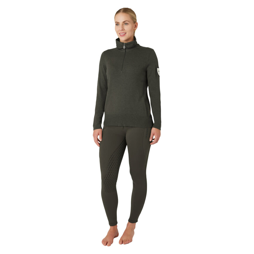 Athena Womens Merino Half Zip Sweater