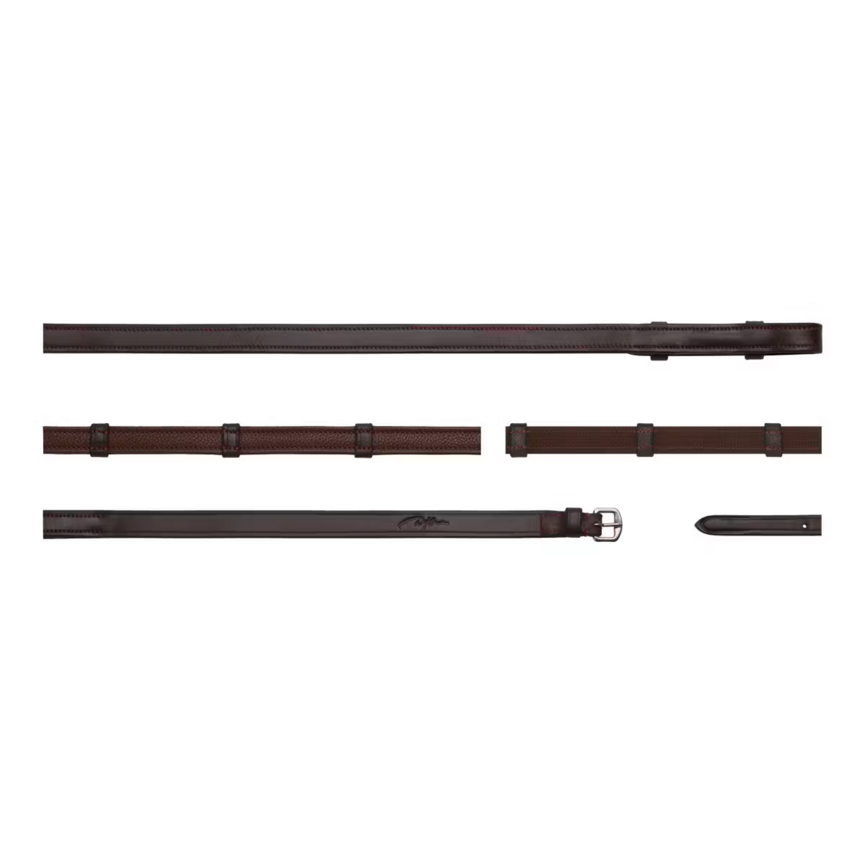 5/8 Hunter Reins With 7 Leather Loops (Without Stopper)