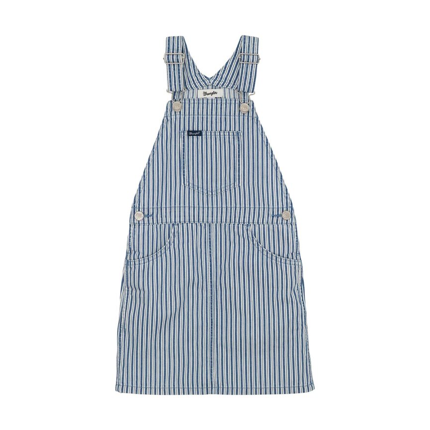 Girls Western Skirtall - Blue Stripe