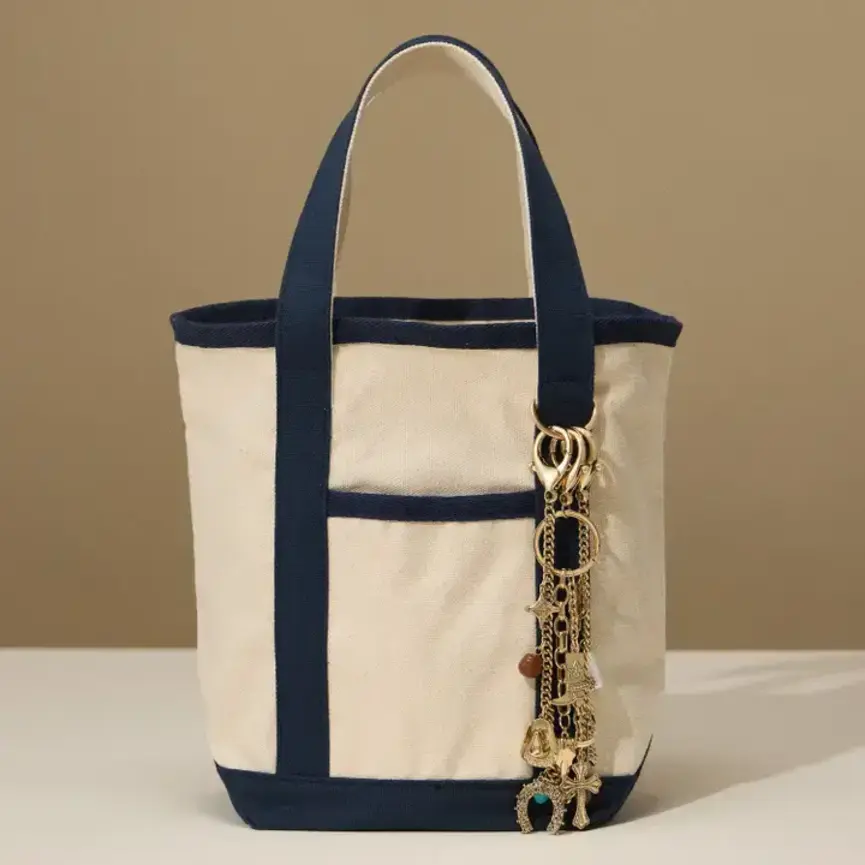 Faith and Love Charm Bag Strap - 18K Gold Dipped