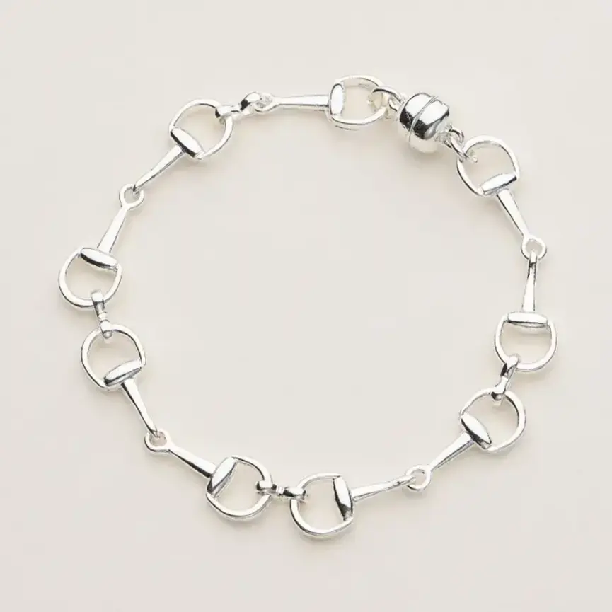 Silver Bit Chain Bracelet