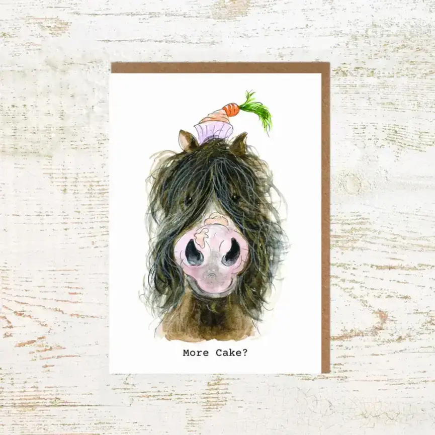 Pony Nut Gifts Greeting Cards