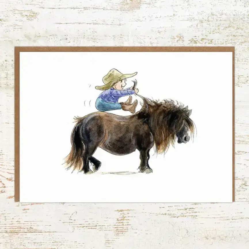 Pony Nut Gifts Greeting Cards