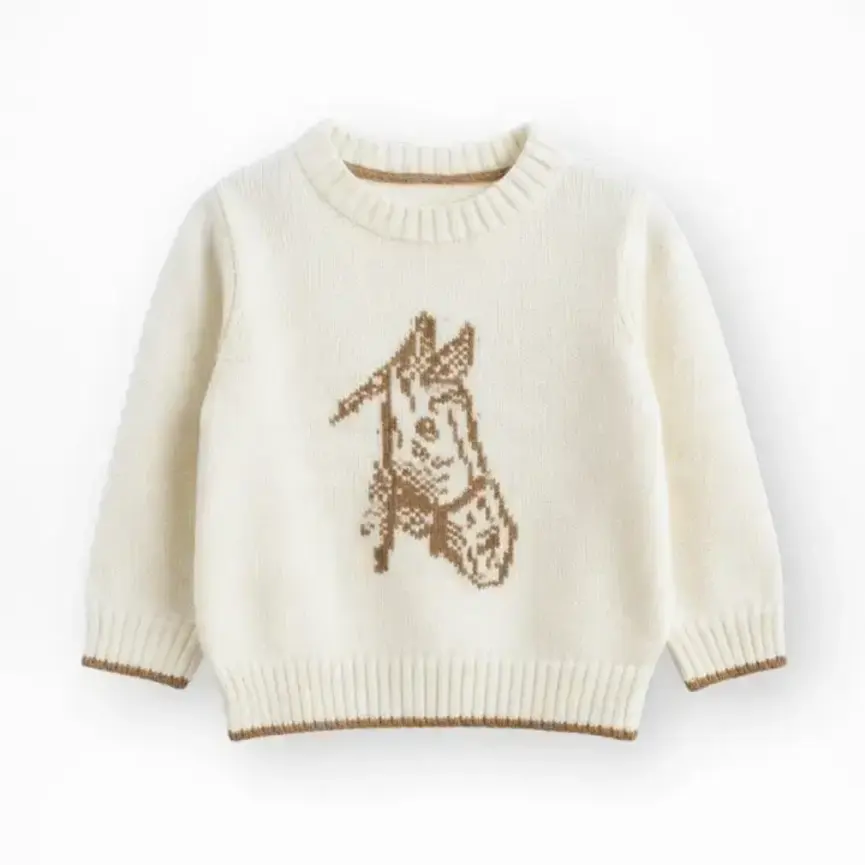 Tiny Trotter Knit Horse Sweater
