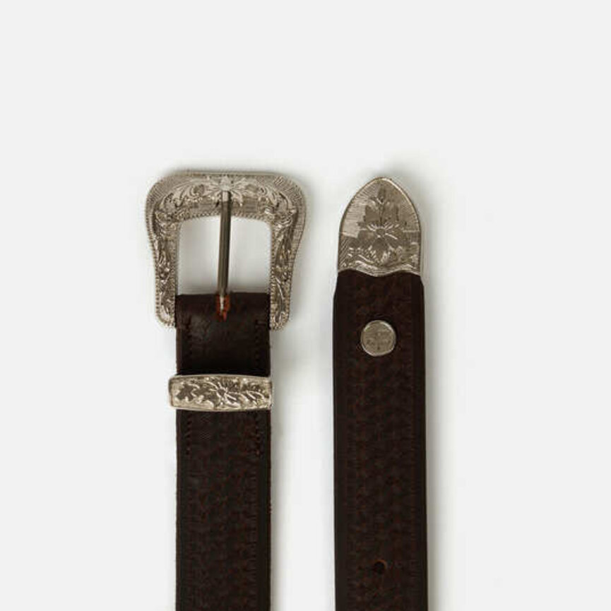 HORZE BLAZE WESTERN LEATHER BELT