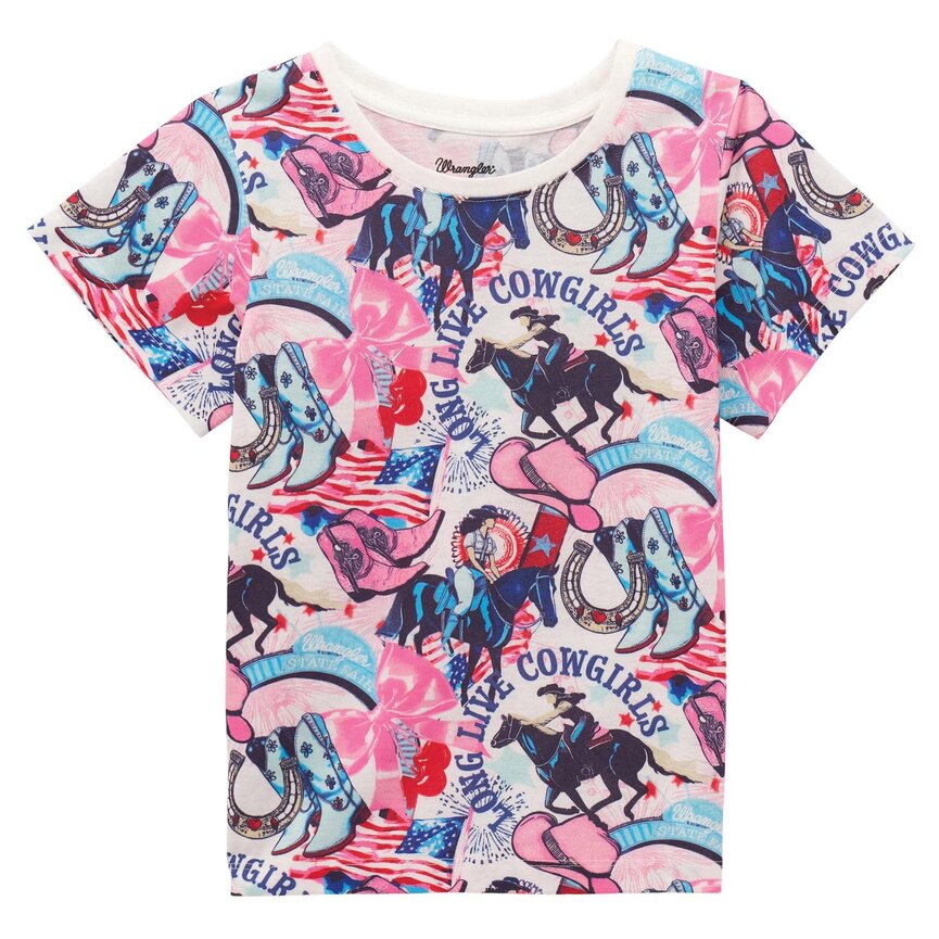 Girl's Short Sleeve T-Shirt - White