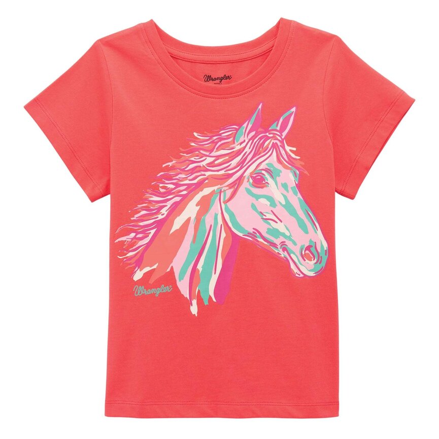 Girl's Short Sleeve T-Shirt - Pink