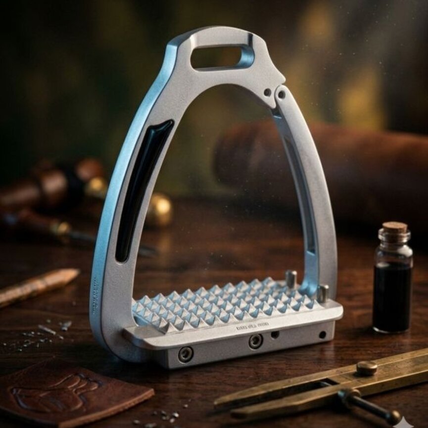 HORSE TECH SAFETY ALUMINUM STIRRUPS WITH MAGNET