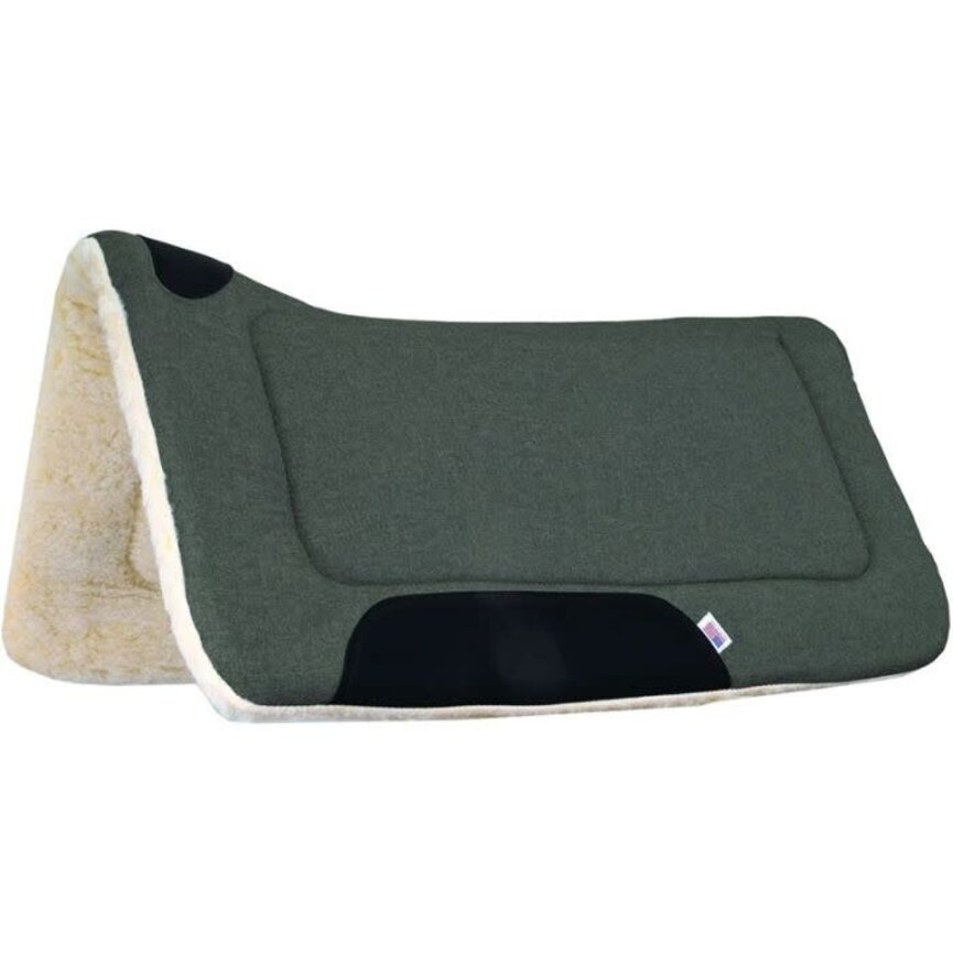 Mustang Brushed Denim Contoured Pad