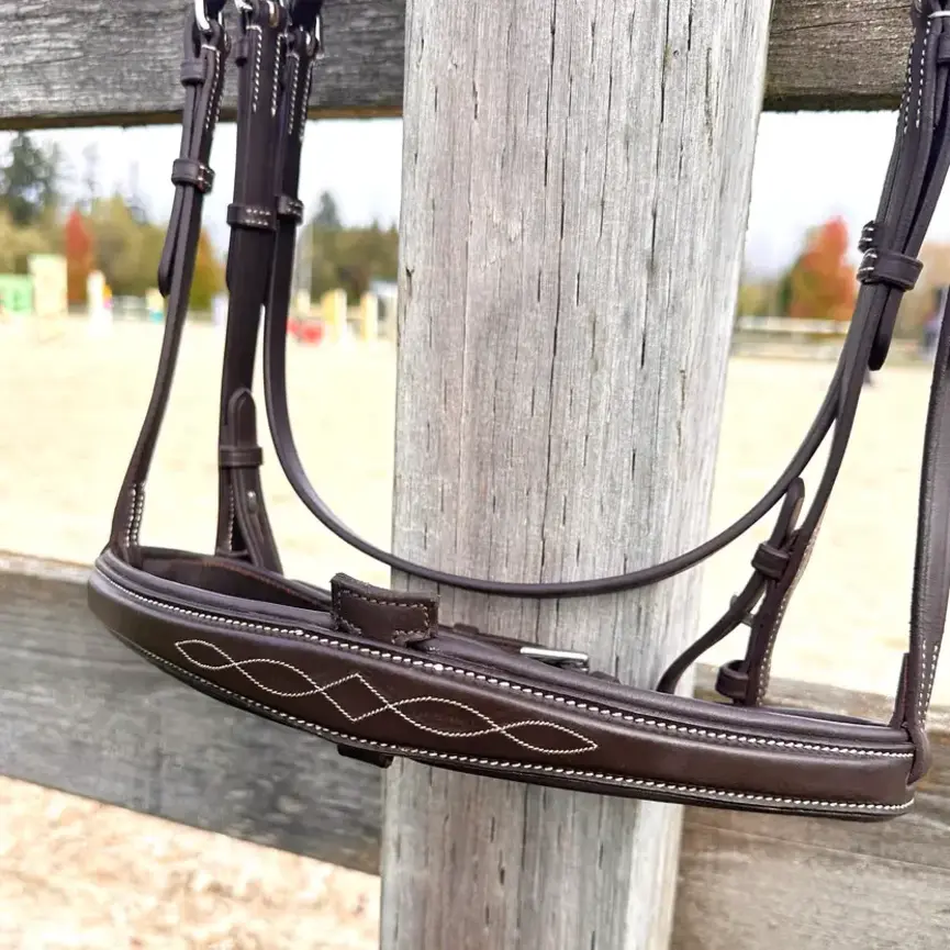 Wesley Taper Fancy Stitch Bridle with removable flash