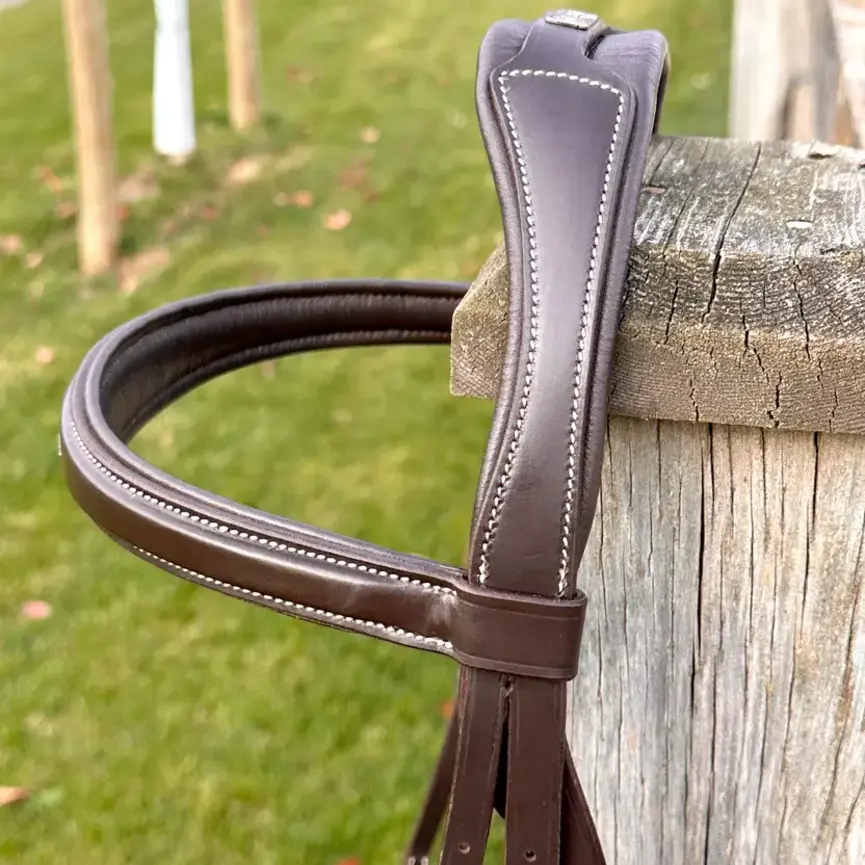 Wesley Taper Fancy Stitch Bridle with removable flash