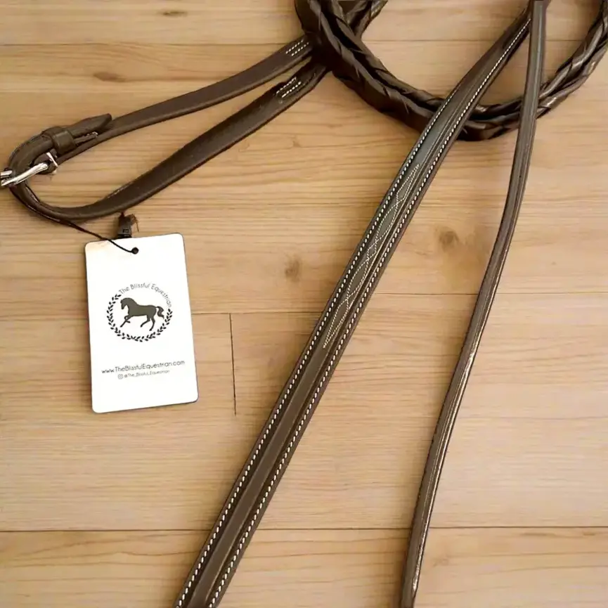 Wesley Fancy Stitch Laced Reins