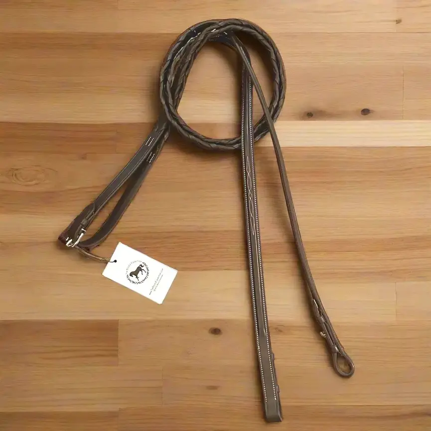 Wesley Fancy Stitch Laced Reins