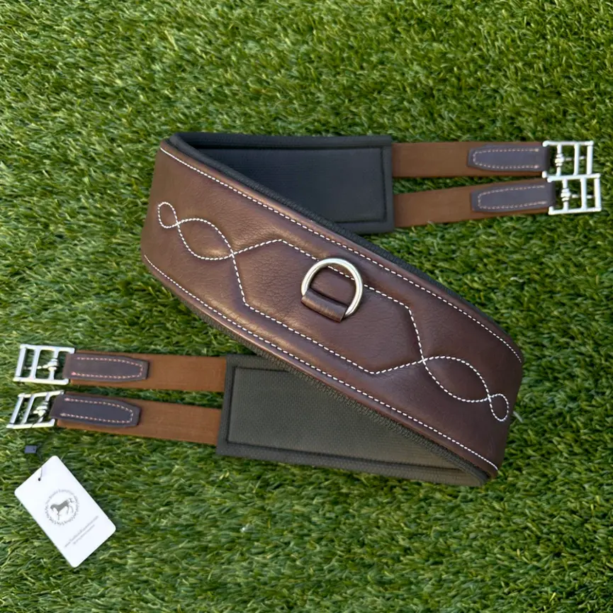 Soft Padded Pro Leather Hunter Girth