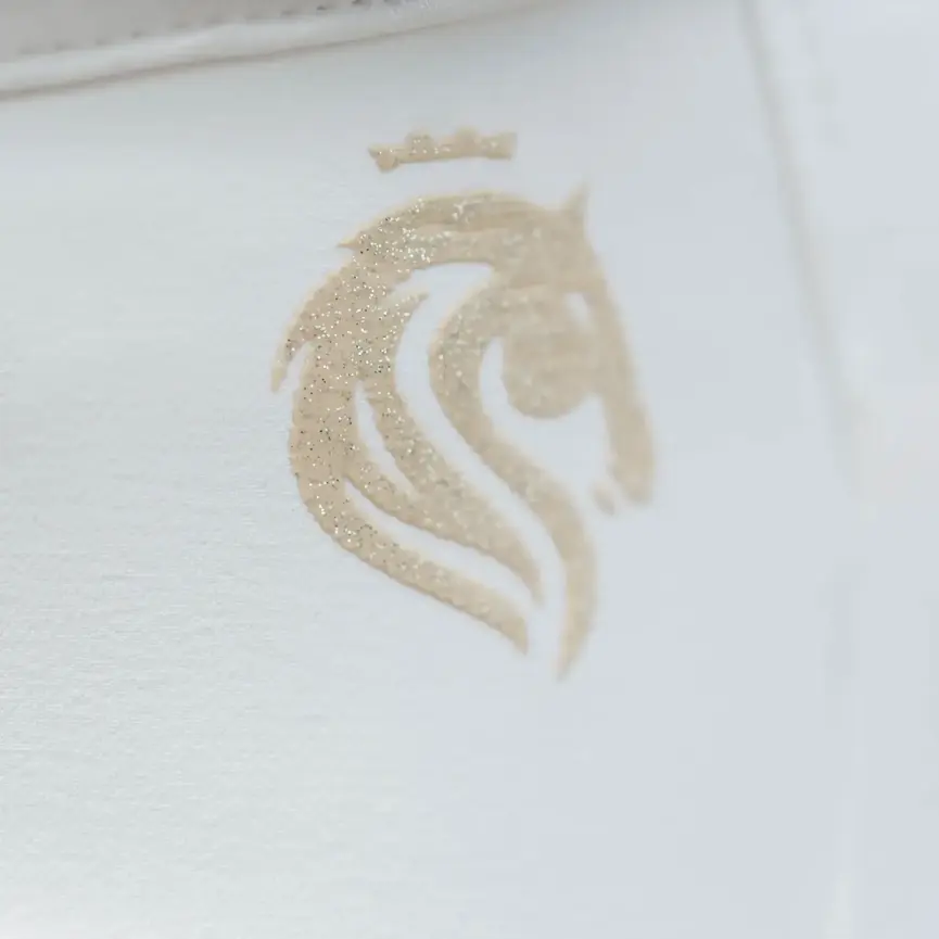 Victoria Womens Silicone Full Seat Breeches - White / Pearl