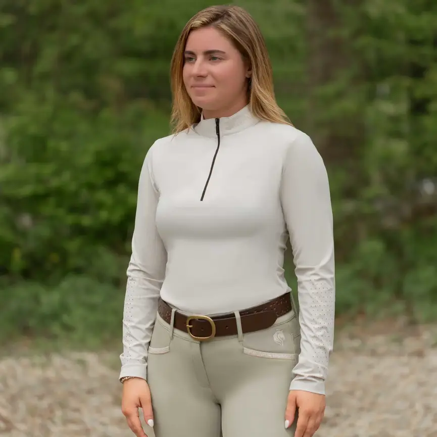 Alexandra Womens Ribbed Training Shirt