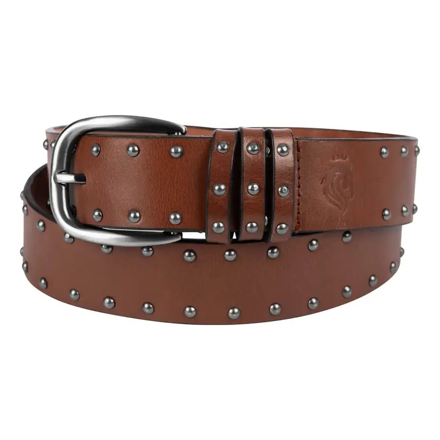 Katja Studded Leather Belt