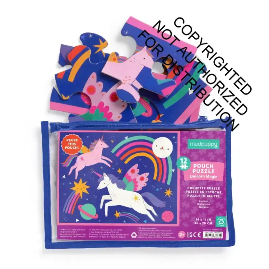 Unicorn Magic 12 Piece Pouch Puzzle