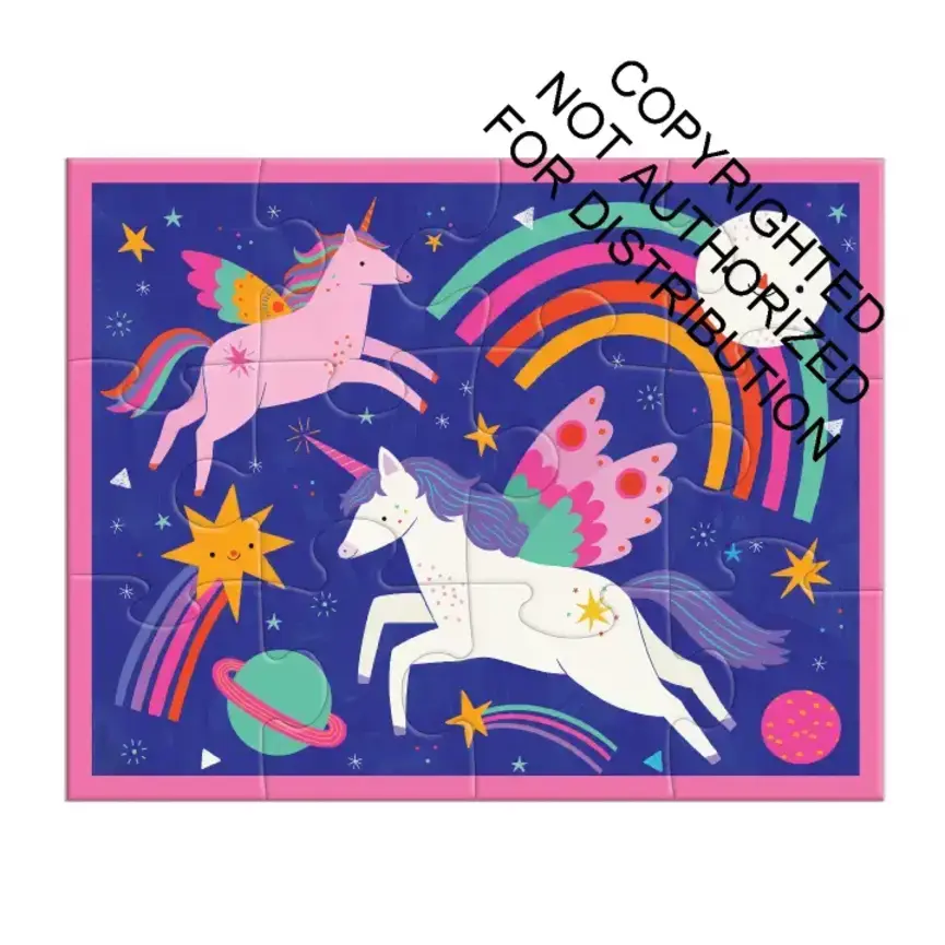 Unicorn Magic 12 Piece Pouch Puzzle