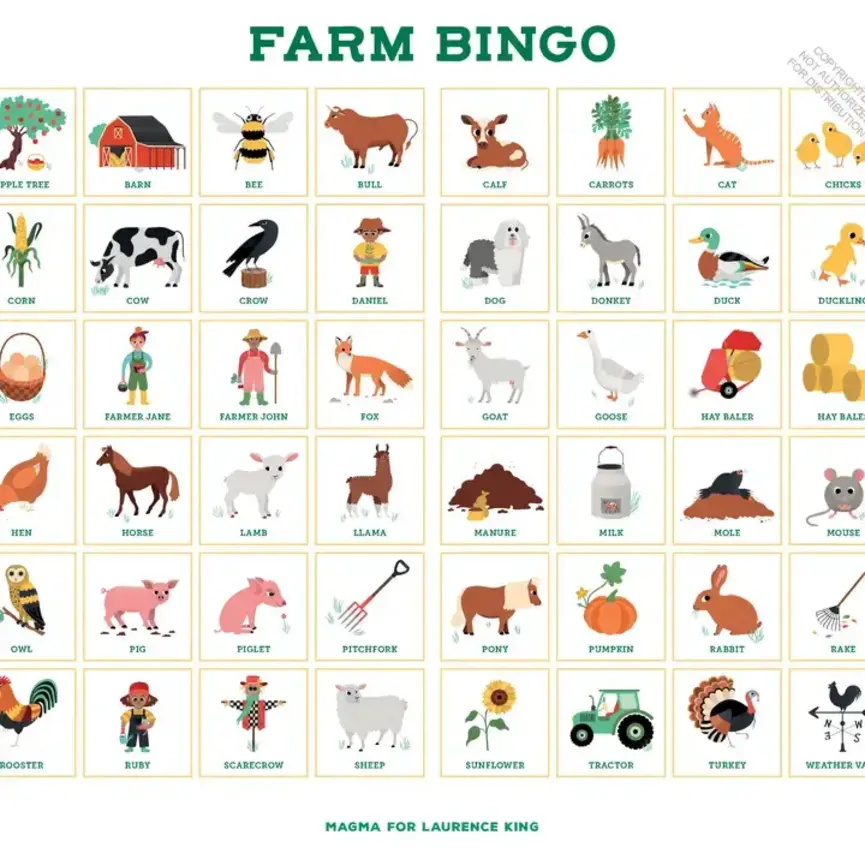Farm Bingo