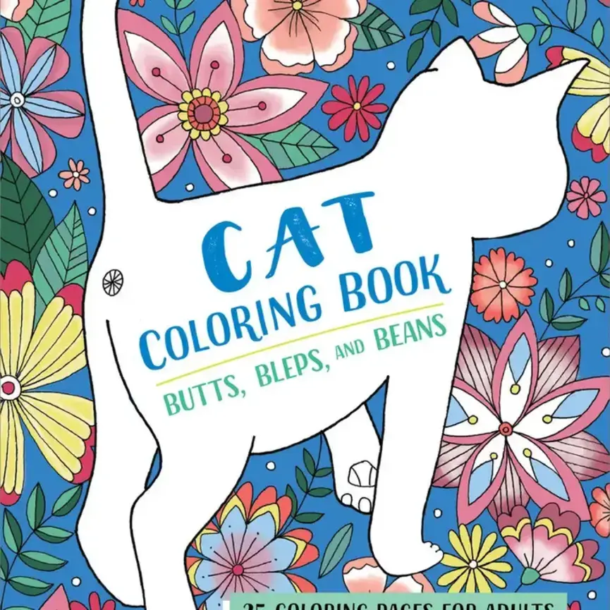 Butts, Bleps, and Beans Cat Coloring Book