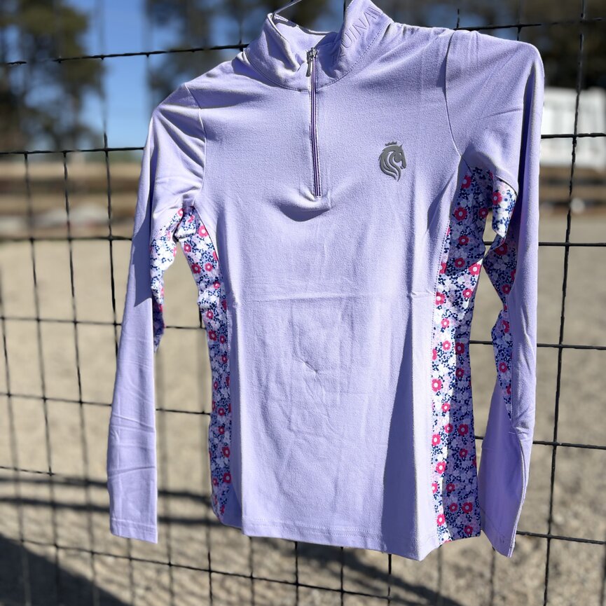Equinavia Lena Kids Long Sleeve Quarter Zip Shirt